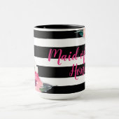 Floral Striped Maid of Honor Mok (Midden)