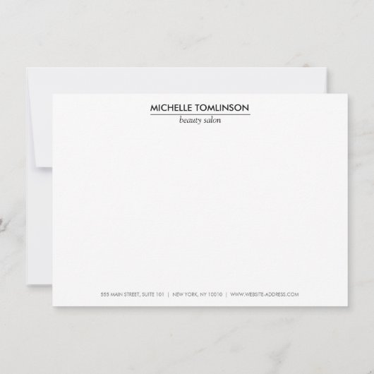 Floral Striped Salon Dank u Kaarten (Achterkant)