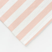 Floral Striped Stats Baby Blanket Fleece Deken (Hoek)