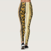 Floral Stripes Leggings (Achterkant)