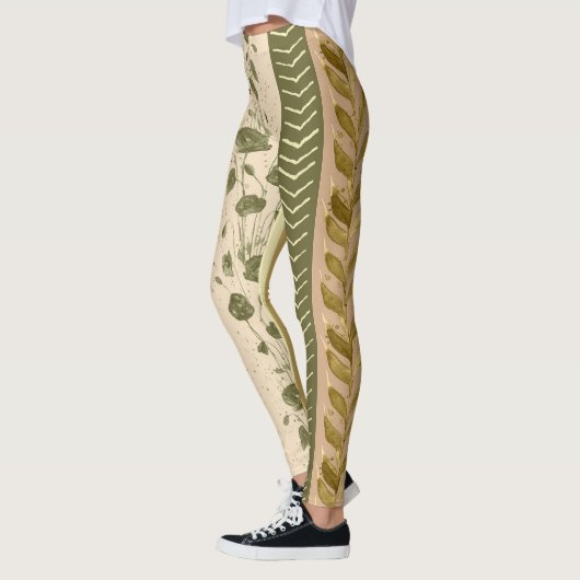 Floral Stripes Leggings (Links)