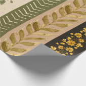 Floral Stripes Paper Cadeaupapier (Hoek)