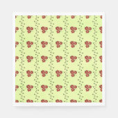 Floral Stripes Paper Napkins Servet (Voorkant)