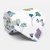 Floral Stropdas (Opgerold)