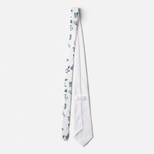 Floral Stropdas (Achterkant)