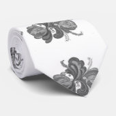 Floral Stropdas (Opgerold)