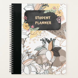 FLORAL STUDENT WEEKLY PLANNER