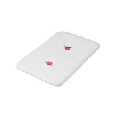 Floral Style, ArtyClick Crimson, Light Gold Badmat (Gekanteld)