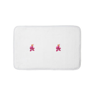 Floral Style, ArtyClick Crimson, Light Gold Badmat