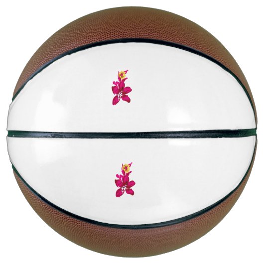 Floral Style, ArtyClick Crimson, Light Gold Basketbal (Voorkant)