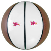 Floral Style, ArtyClick Crimson, Light Gold Basketbal (Verticaal)