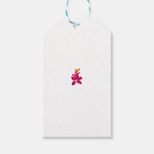 Floral Style, ArtyClick Crimson, Light Gold Cadeaulabel (Voorkant)