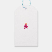 Floral Style, ArtyClick Crimson, Light Gold Cadeaulabel (Achterkant)