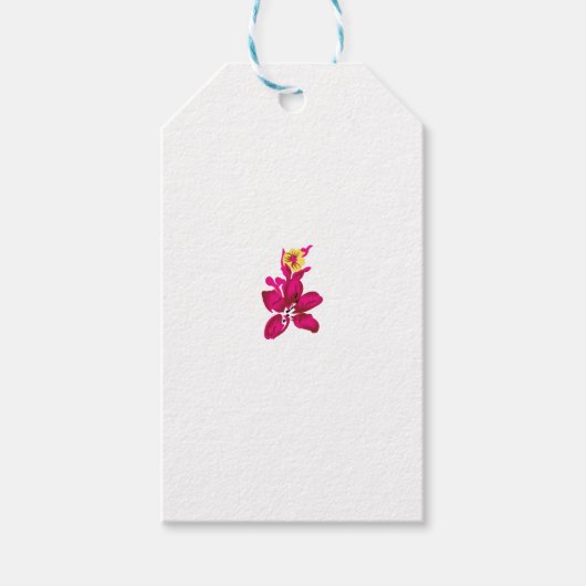 Floral Style, ArtyClick Crimson, Light Gold Cadeaulabel (Voorkant)