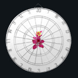 Floral Style, ArtyClick Crimson, Light Gold Dartbord<br><div class="desc">De spanning van het spel. De spanning in de lucht. Op het moment dat de dart je vingertoppen verlaat, gericht op perfectie. Elk dartbord vertelt een verhaal - van gevierde overwinningen, ontstoken rivaliteiten en vaardigheden die zijn aangescherpt over talloze worpen. Of je nu een doorgewinterde speler bent die de bullseye...</div>