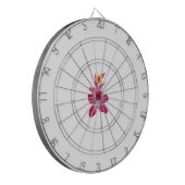 Floral Style, ArtyClick Crimson, Light Gold Dartbord (Voorkant Links)