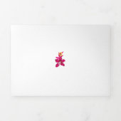 Floral Style, ArtyClick Crimson, Light Gold Drieluik Kaart (Cover)