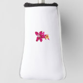 Floral Style, ArtyClick Crimson, Light Gold Golfheadcover (Draai 90)