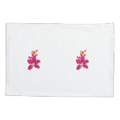Floral Style, ArtyClick Crimson, Light Gold Kussensloop (Achterkant)
