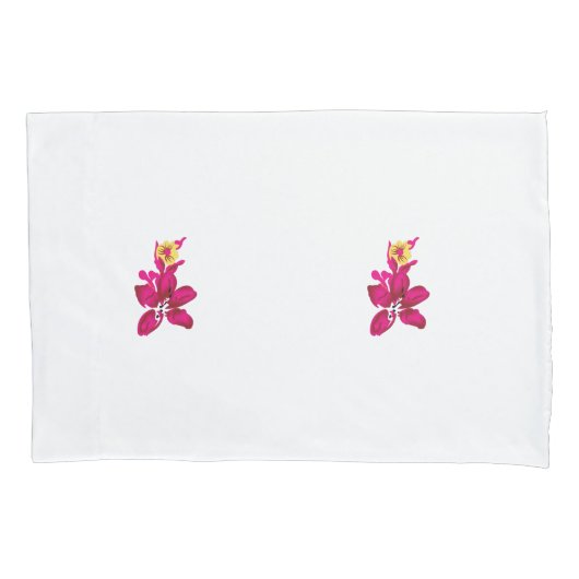 Floral Style, ArtyClick Crimson, Light Gold Kussensloop (Voorkant)