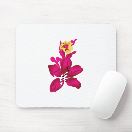 Floral Style, ArtyClick Crimson, Light Gold Muismat (Met muis)