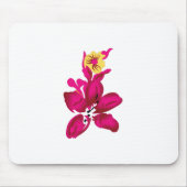 Floral Style, ArtyClick Crimson, Light Gold Muismat (Voorkant)