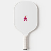 Floral Style, ArtyClick Crimson, Light Gold Pickleball Paddle (Achterkant)