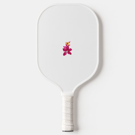 Floral Style, ArtyClick Crimson, Light Gold Pickleball Paddle (Voorkant)