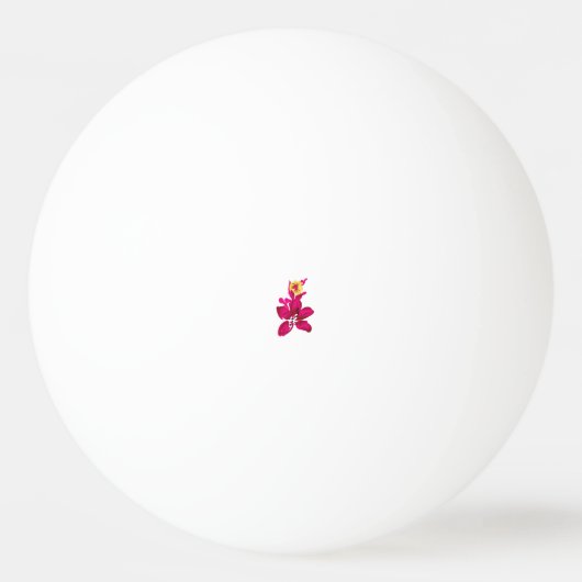 Floral Style, ArtyClick Crimson, Light Gold Pingpongbal (Voorkant)