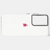 Floral Style, ArtyClick Crimson, Light Gold Samsung Galaxy Hoesje (Linkerkant)