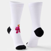 Floral Style, ArtyClick Crimson, Light Gold Sokken (Gebogen)