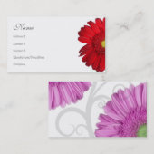 Floral Style - Gerbera Daisy Visitekaartje (Voorkant / Achterkant)