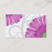 Floral Style - Gerbera Daisy Visitekaartje (Achterkant)