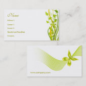 Floral Style Visitekaartje (Voorkant / Achterkant)