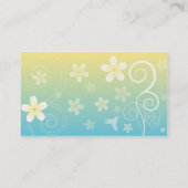 Floral Style Visitekaartje (Achterkant)
