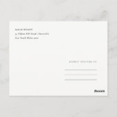 FLORAL SUCCULENT ANTLER BOHEMIAN ALLURE DANK JE BRIEFKAART (Achterkant)