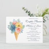 Floral Succulent Macaron | Kogelschoen Kaart (Staand voorkant)