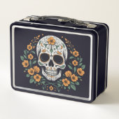 Floral Sugar Skull (Achterkant)