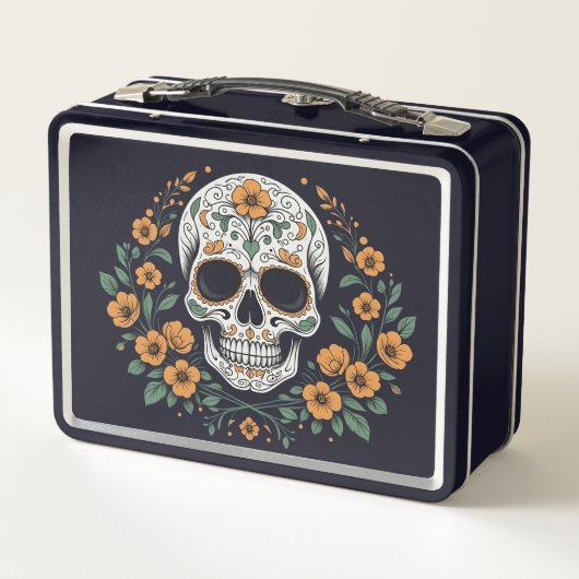 Floral Sugar Skull (Achterkant)