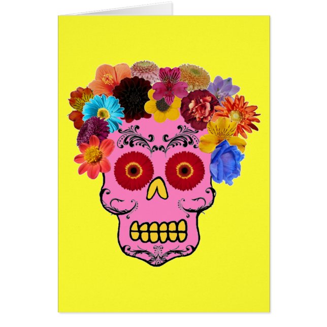 Floral Sugar Skull (Voorkant)