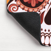 Floral Sugar Skull Day of the Dead Art Muismat (Hoek)