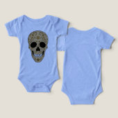 Floral Sugar Skull Dia de los Muertos (Ontwerp Voorkant & Achterkant)