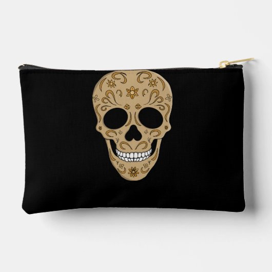 Floral Sugar Skull Dia de los Muertos Etui (Achterkant)