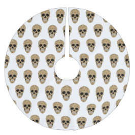 Floral Sugar Skull Dia de los Muertos Kerstboom Rok