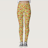 Floral Sugar Skull Leggings (Voorkant)
