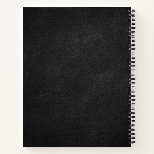 Floral Sugar Skull Notitieboek (Achterkant)