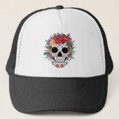 Floral Sugar Skull Pet (Voorkant)