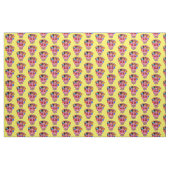 Floral Sugar Skull Stof (Yard (91,4 cm))