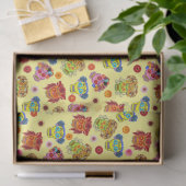 Floral Sugar Skull Tissuepapier (Geschenk)