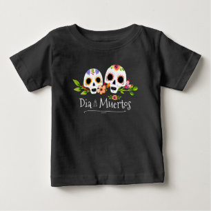 Floral Sugar Skulls Dia de Muertos Shirts